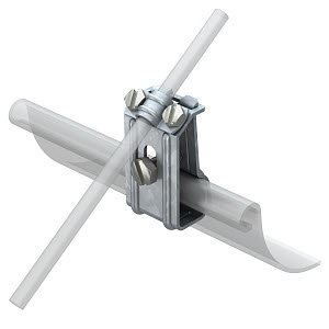 Rinnenklemme 8mm, St, FT