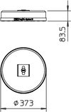 Rinnenbefestigungs-Set inklusiv FangFix-Stein 373x373x84