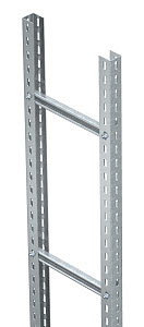 Steigeleiter schwer mit C 40 Sprosse 500x3000, St, FT