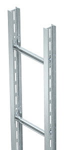 Steigeleiter Industrie mit C 40 Sprosse 400x6000, St, FT