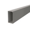 Wand- und Deckenkanal mit Bodenlochung 80x170x2000, PVC, steingrau, RAL 7030