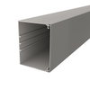 Wand- und Deckenkanal mit Bodenlochung 100x130x2000, PVC, steingrau, RAL 7030