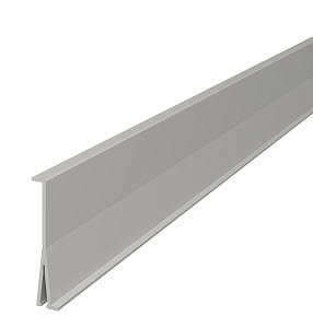 Trennwand 80x2000mm, PVC, lichtgrau, RAL 7035