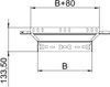 Anbau-Abzweigstück mit Schnellverbindung 60x100, St, FS