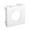 Multimediaträger XLR ohne Anschlussbuchse 45x45mm, PC, reinweiß, RAL 9010