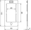 Trägerplatte Modul 45 120x60x5, St