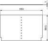Trennwand für VH4, PVC, graphitschwarz, RAL 9011