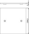 Abdeckplatte blind 95x95mm, PA, reinweiß, RAL 9010