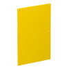 Abdeckplatte blind 160x105mm, PVC, rapsgelb, RAL 1021