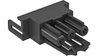 Buchsenteil-Adapter, gerade GST 18i 3p, Modul 45connect, PA, schwarz
