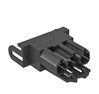 Steckerteil-Adapter, gerade GST 18i 3p, Modul 45connect, PA, schwarz