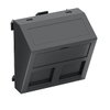 Datentechnikträger für 2 Anschlussmodule Typ B 45x45mm, PC, schwarzgrau, RAL 7021