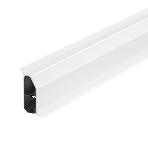 Sockelleistenkanal SL-L Set 20x50 Dichtl. 9010, PVC, reinweiß, RAL 9010