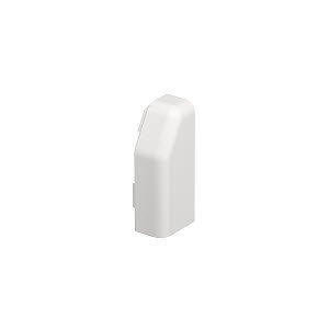 Endstück rechts SL 20x50 9010, PVC, reinweiß, RAL 9010