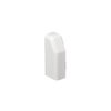 Endstück links SL 20x50 9010, PVC, reinweiß, RAL 9010