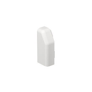 Endstück links SL 20x50 9010, PVC, reinweiß, RAL 9010