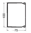 Verdrahtungskanal NU DIN Set 75x100 7030, PVC, steingrau, RAL 7030
