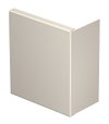 Endstück 80x170mm, PVC, cremeweiß, RAL 9001