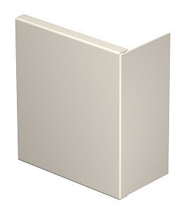 Endstück 80x170mm, PVC, cremeweiß, RAL 9001