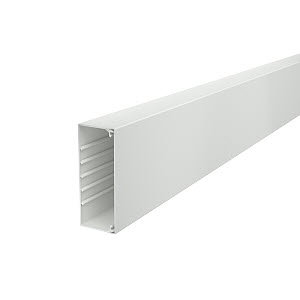 Wand- und Deckenkanal halogenfrei 60x150x2000, PC/ABS, lichtgrau, RAL 7035