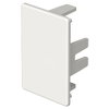 Endstück halogenfrei 30x45mm, PC/ABS, reinweiß, RAL 9010