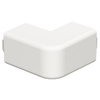 Außeneckhaube halogenfrei 20x20mm, PC/ABS, reinweiß, RAL 9010