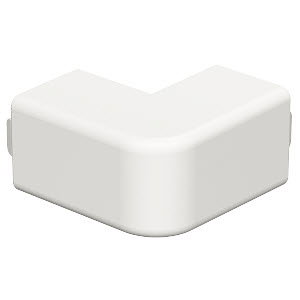 Außeneckhaube halogenfrei 20x20mm, PC/ABS, reinweiß, RAL 9010