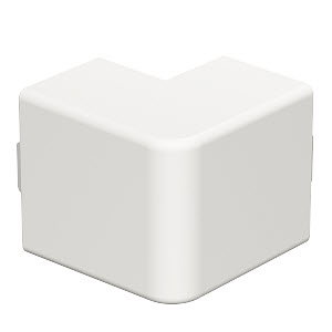 Außeneckhaube halogenfrei 30x45mm, PC/ABS, reinweiß, RAL 9010