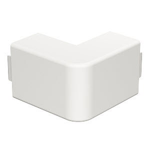 Außeneckhaube halogenfrei 40x60mm, PC/ABS, reinweiß, RAL 9010