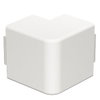Außeneckhaube halogenfrei 60x90mm, PC/ABS, reinweiß, RAL 9010