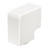 Flachwinkelhaube halogenfrei 30x45mm, PC/ABS, reinweiß, RAL 9010