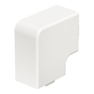 Flachwinkelhaube halogenfrei 30x45mm, PC/ABS, reinweiß, RAL 9010