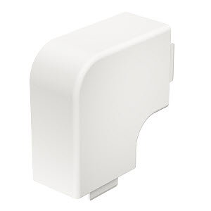Flachwinkelhaube halogenfrei 40x60mm, PC/ABS, reinweiß, RAL 9010