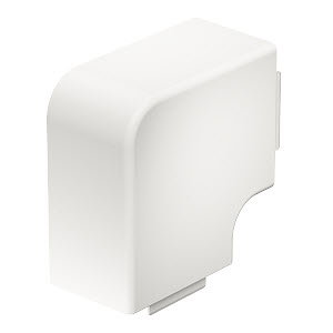 Flachwinkelhaube halogenfrei 60x90mm, PC/ABS, reinweiß, RAL 9010