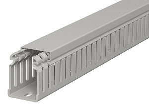 Verdrahtungskanal 50x37,5x2000, PVC, steingrau, RAL 7030