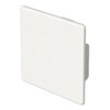 Endstück 60x60mm, PVC, reinweiß, RAL 9010