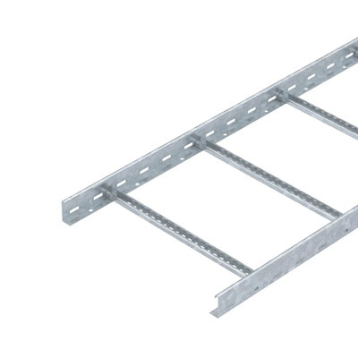 Kabelleiter gelocht, mit VS-Sprosse 60x500x3000, St, FT