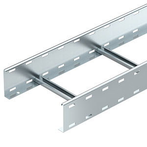 Kabelleiter gelocht, mit VS-Sprosse 110x300x3000, St, FS