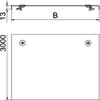 Deckel mit Drehriegel Weitspann-System 110 und 160 200x3000, St, FS