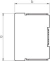Endstück 80x80mm, St, FSK, reinweiß, RAL 9010