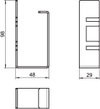 Kanalklammer Funktionserhalt 98x48x29mm, St, FS