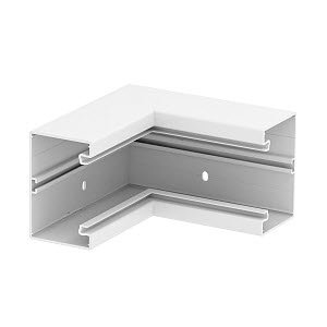 Inneneck 70x110mm, PVC, reinweiß, RAL 9010