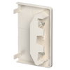 Endstück 70x110mm, PVC, cremeweiß, RAL 9001