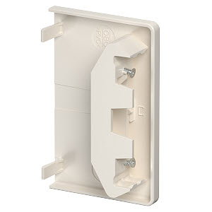 Endstück 70x110mm, PVC, cremeweiß, RAL 9001