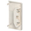Endstück 70x130mm, PVC, cremeweiß, RAL 9001