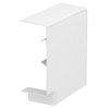 Flachwinkel Haubenformteil 70x170mm, PC/ABS, reinweiß, RAL 9010
