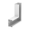 Flachwinkel symmetrisch 70x110x300, St, reinweiß, RAL 9010
