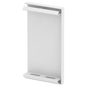 Endstück 90x110x10, St, reinweiß, RAL 9010