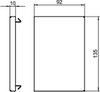 Endstück 90x130x10, St, reinweiß, RAL 9010