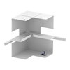 Inneneck vereinfacht symmetrisch 70x170x128, St, reinweiß, RAL 9010